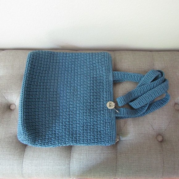 The Saks Blue Crochet Bag - Picture 1 of 4